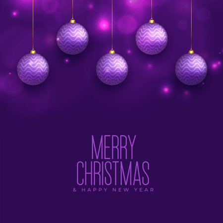realistic christmas background with balls decoration designのイラスト素材