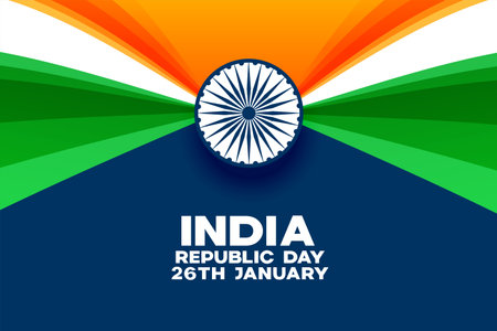 india republic day background in creative styleのイラスト素材
