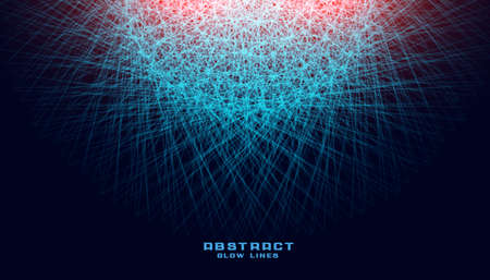glowing lines mesh technology ai style innovative backgroundのイラスト素材