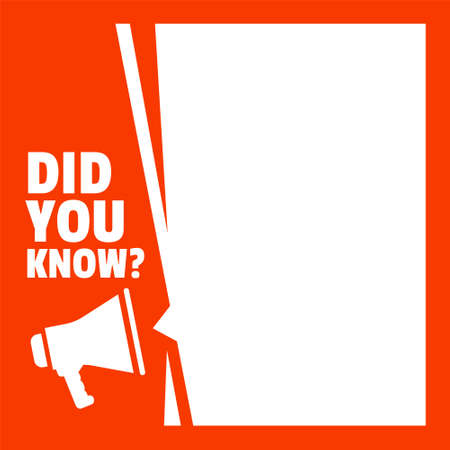 did you know banner with text spaceのイラスト素材
