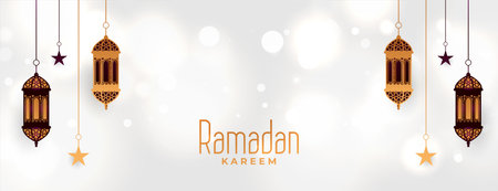 decorative ramadan kareem eid festival banner designのイラスト素材