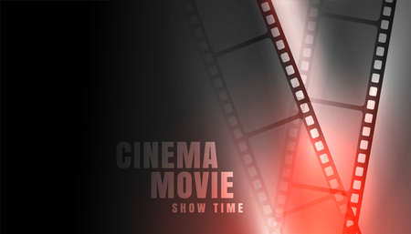 film strip cinema movie show time backgroundのイラスト素材