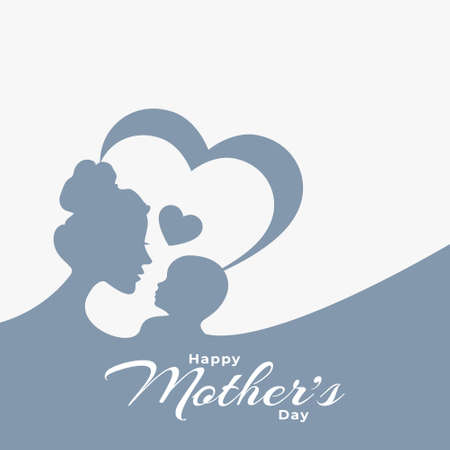 mother and child care affection love backrgoundのイラスト素材