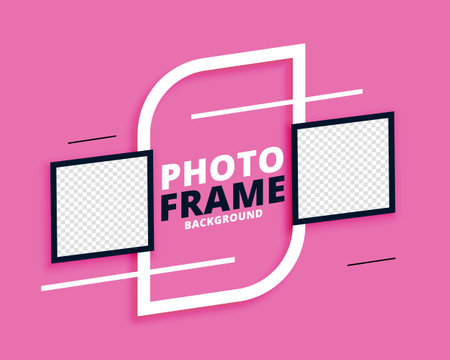 photo frames nice abstract backgroundのイラスト素材