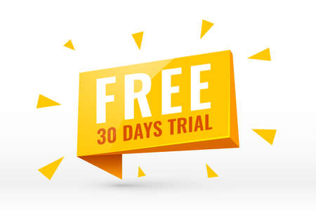 free 30 days trial background designのイラスト素材