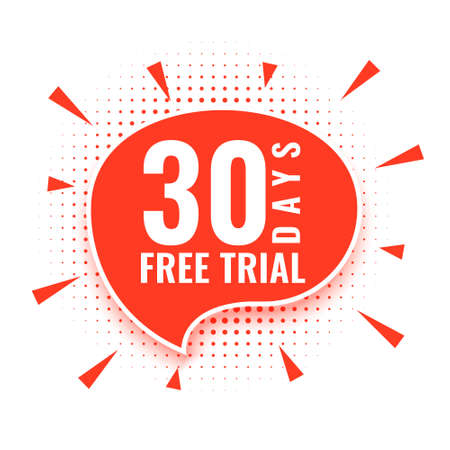 30 days free trial access backgroundのイラスト素材
