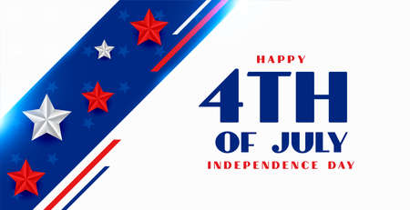 happy 4th of july independence day backgroundのイラスト素材