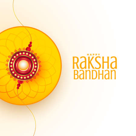 raksha bandhan wishes card beautiful designのイラスト素材