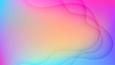 beautiful colorful background with wavy lines
