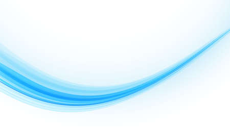 abstract blue wave smooth backgroundのイラスト素材