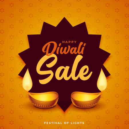 diwali sale poster design for business promotion in festivalのイラスト素材
