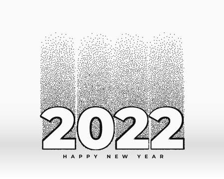 particle style 2022 new year backgroundのイラスト素材