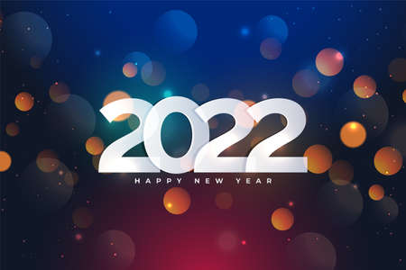 happy new year 2022 greeting card or wallpaper designのイラスト素材