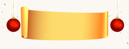 festival banner for merry christmas event with text spaceのイラスト素材