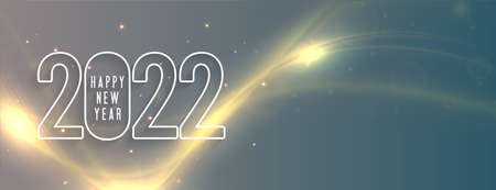 shiny 2022 light effect stylish new year beautiful wallpaper