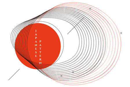 stylish japanese traditional background designのイラスト素材