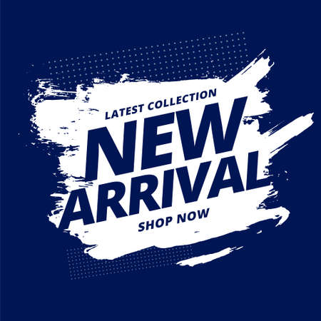 new latest collection arrivial poster in abstract styleのイラスト素材