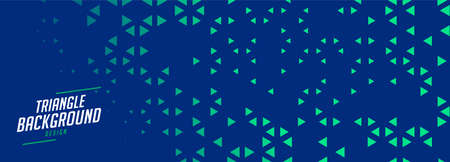 blue triangle pattern texture backgroundのイラスト素材