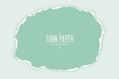 torn paper in circular oval shapeのイラスト素材
