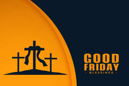 religious good friday holi week event card designのイラスト素材