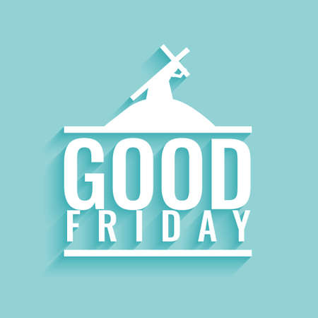 flat style good friday holy week backgroundのイラスト素材