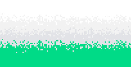 green color pixilated pixel backgroundのイラスト素材