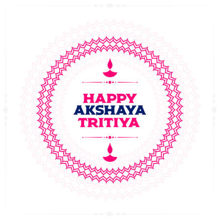 flat akshaya tritiya festival backgroundのイラスト素材