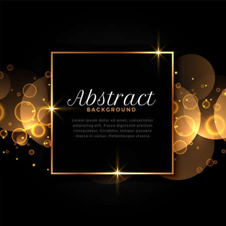 abstract luxury golden shiny frame with text spaceのイラスト素材