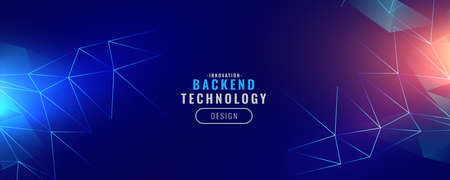 digital technology mesh lines futuristic backgroundのイラスト素材