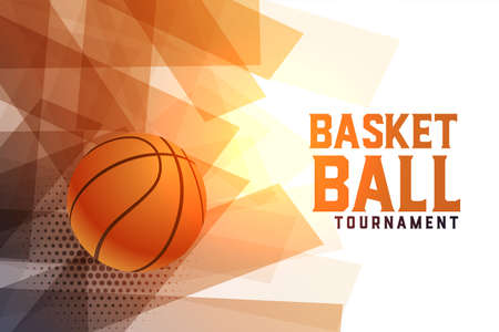 abstract basketball tournament background designのイラスト素材