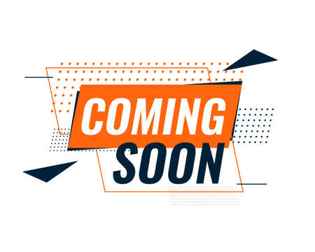 coming soon background in memphis styleのイラスト素材