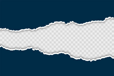 ripped out torn paper sheet edge backgroundのイラスト素材