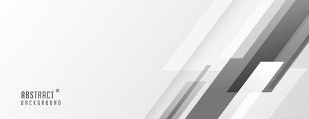 minimal style gray abstract banner with stripes designのイラスト素材