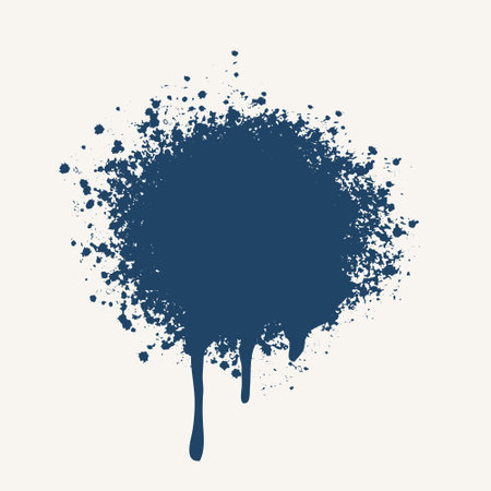 isolated spray paint background in messy style vectorのイラスト素材