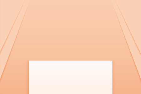 minimal podium platform with blank backdrop for presentation vectorのイラスト素材