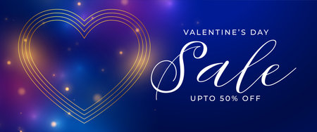 valentines day special sale banner for honeymoon couples vectorのイラスト素材