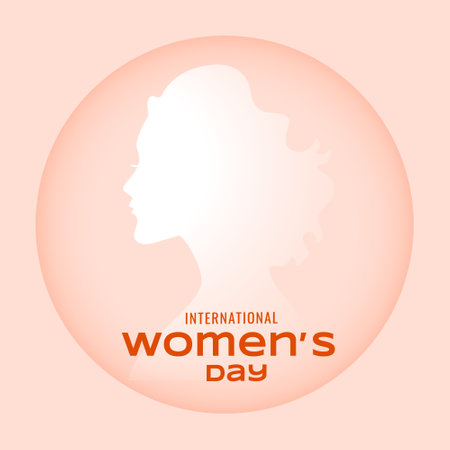 happy international women's day background to celebrate empowerment vectorのイラスト素材