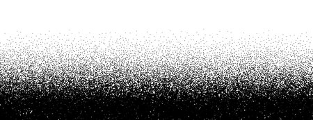 abstract black dotted grainy distressed texture banner vectorのイラスト素材
