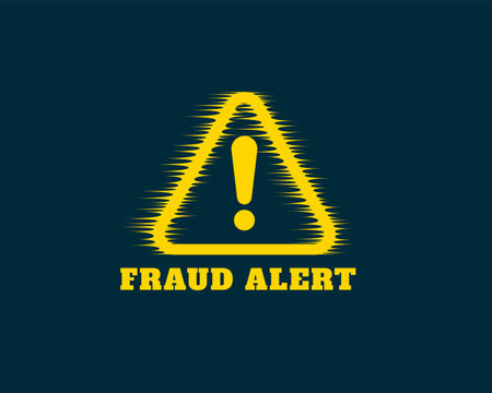 stylish fraud warning background protect yourself from phishing scams vectorのイラスト素材
