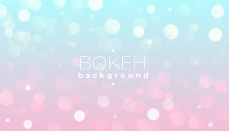decorative and beautiful blurred bokeh banner with shiny effect vectorのイラスト素材