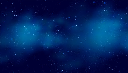 explore the beauty of night sky with shiny starlight vectorのイラスト素材