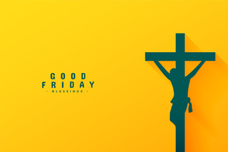 good friday spiritual background to inspire faith and hope vectorのイラスト素材