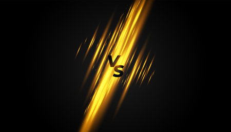 stylish versus vs screen banner for duel boxing fight vectorのイラスト素材
