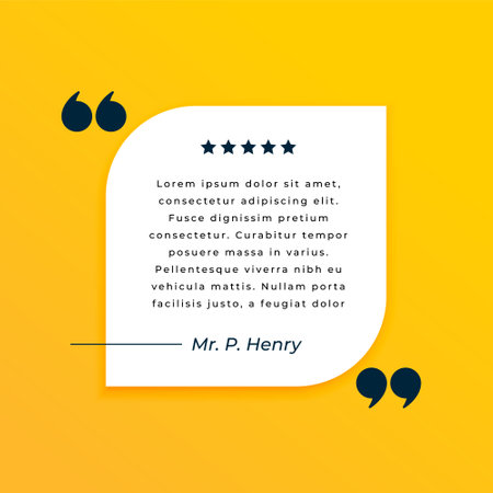 modern testimonial quote backgorund for remark vectorのイラスト素材
