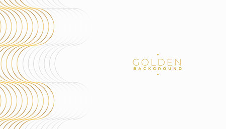 white and golden wallpaper with shiny abstract design vectorのイラスト素材