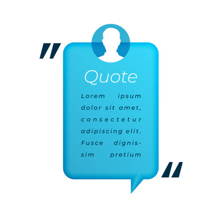 testimonial quotation background for your social media post vectorのイラスト素材