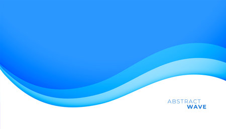 abstract blue wave shape with dynamic curls background design vectorのイラスト素材