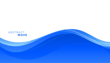abstract blue wave with dynamic curls and flowing motion background vectorのイラスト素材