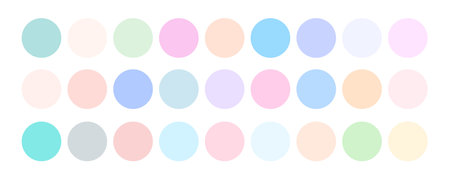 abstract color palette banner stunning collection for your design vectorのイラスト素材