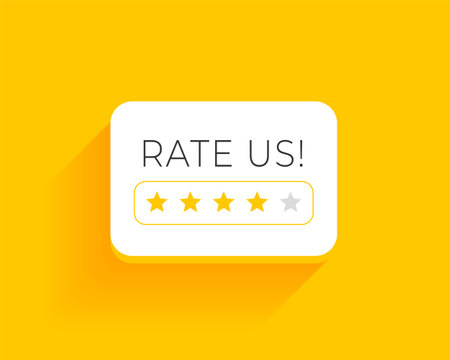 review and rank us services background with 5 star rating design vectorのイラスト素材